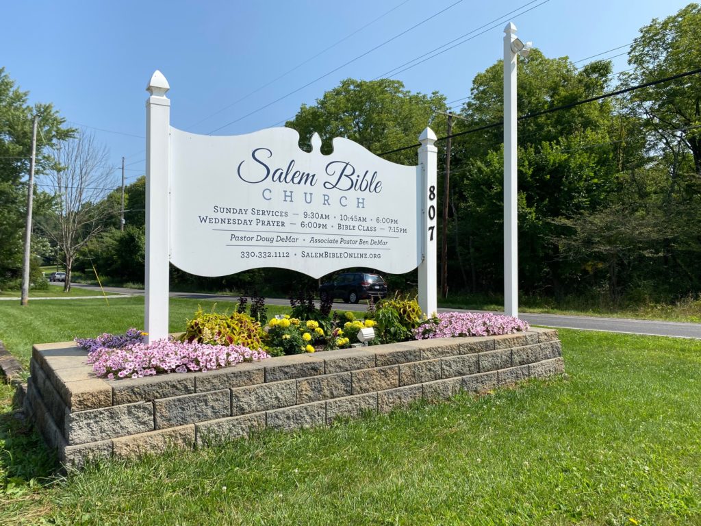 Salem Bible Church sign